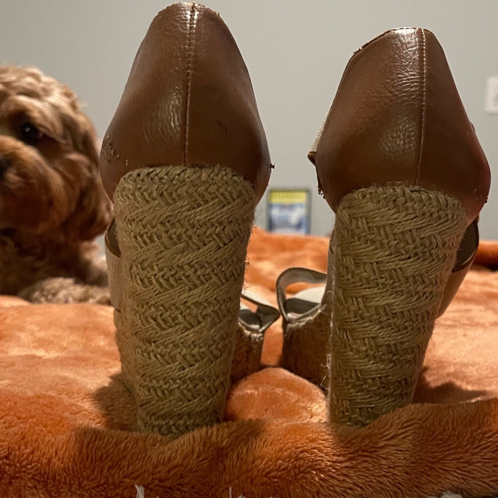 Candies, women’s size 7, wedge. Worn.